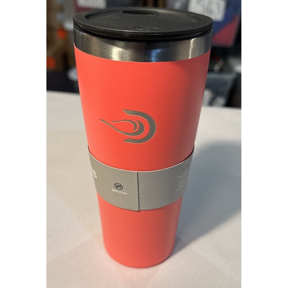 NEW 20 oz Drinktank Double Wall Stainless Travel Cup Tumbler 18 hours cold ORANG